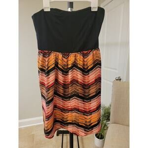 ROXY Cute Bright Strapless Flowy Dress